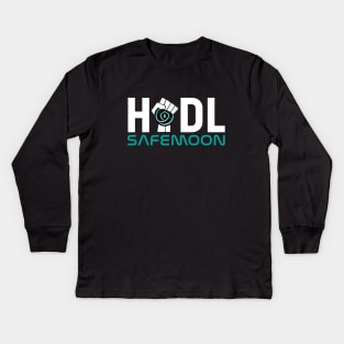 SafeMoon Just HODL it Kids Long Sleeve T-Shirt